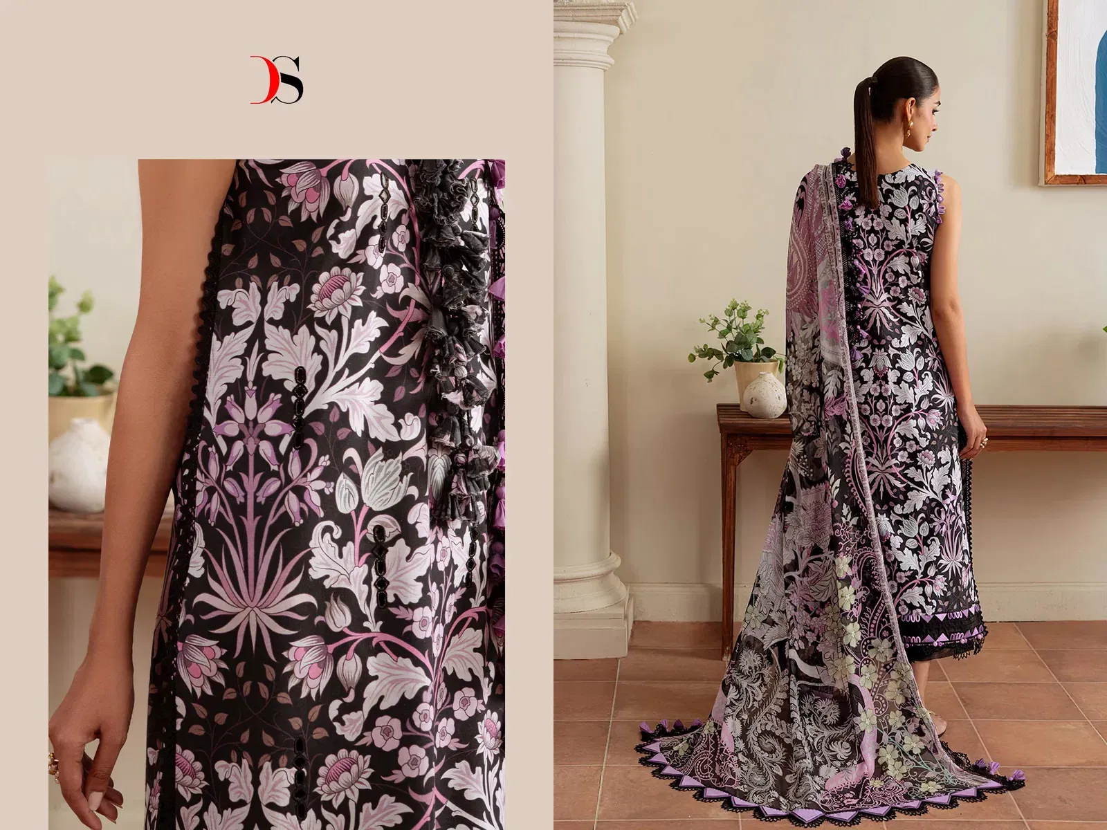 Deepsy Jade Flora Vol 3 Chiffon Dupatta Cotton Pakistani Salwar Kameez Collection Wholesale 9 Latest Deepsy Jade Flora Vol 3 Chiffon Dupatta Cotton Pakistani Salwar Kameez Collection Wholesale 2026