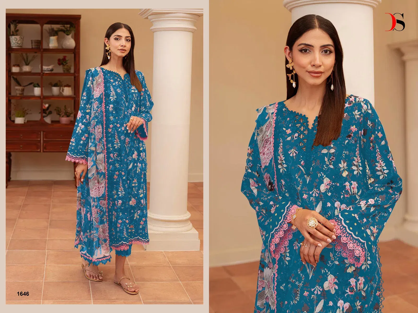 Deepsy Jade Flora Vol 3 Chiffon Dupatta Cotton Pakistani Salwar Kameez Collection Wholesale 11 Latest Deepsy Jade Flora Vol 3 Chiffon Dupatta Cotton Pakistani Salwar Kameez Collection Wholesale 2026
