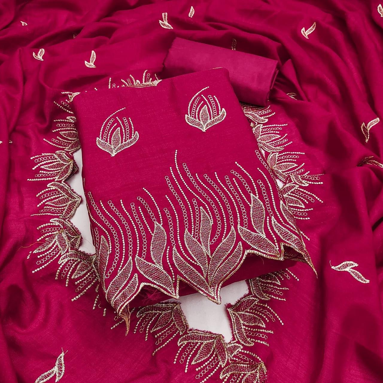 Designer Rashmi Vichitra Silk Multi Work Dress Material Collection Wholesale 7 Stylish Designer Rashmi Vichitra Silk Multi Work Dress Material Collection Wholesale 2026