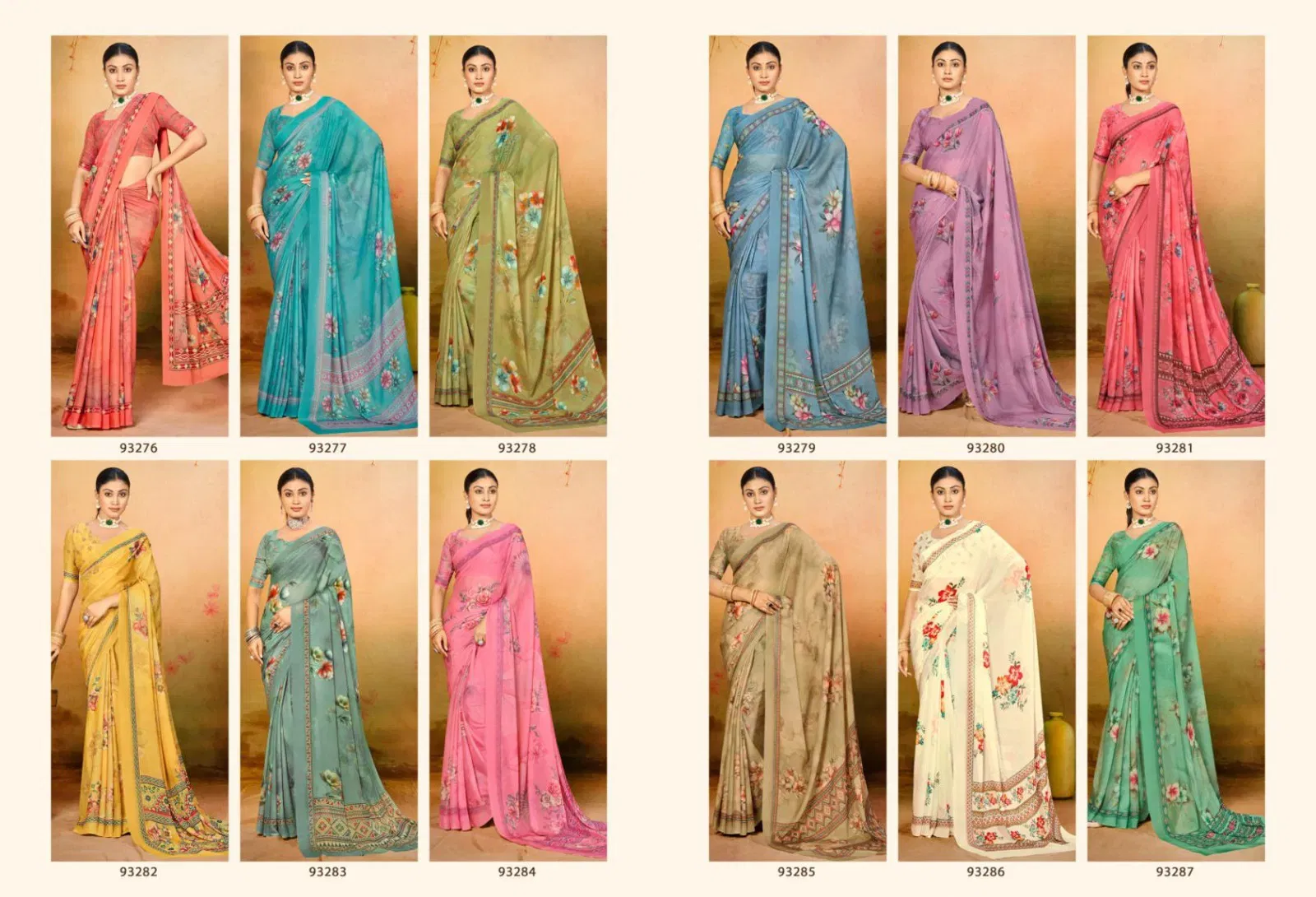 Vipul Siddhi Vol 2 Georgette Casual Wear Saree Collection Wholesale 18 Vipul Siddhi Vol 2 Georgette Casual Wear Saree Collection Wholesale