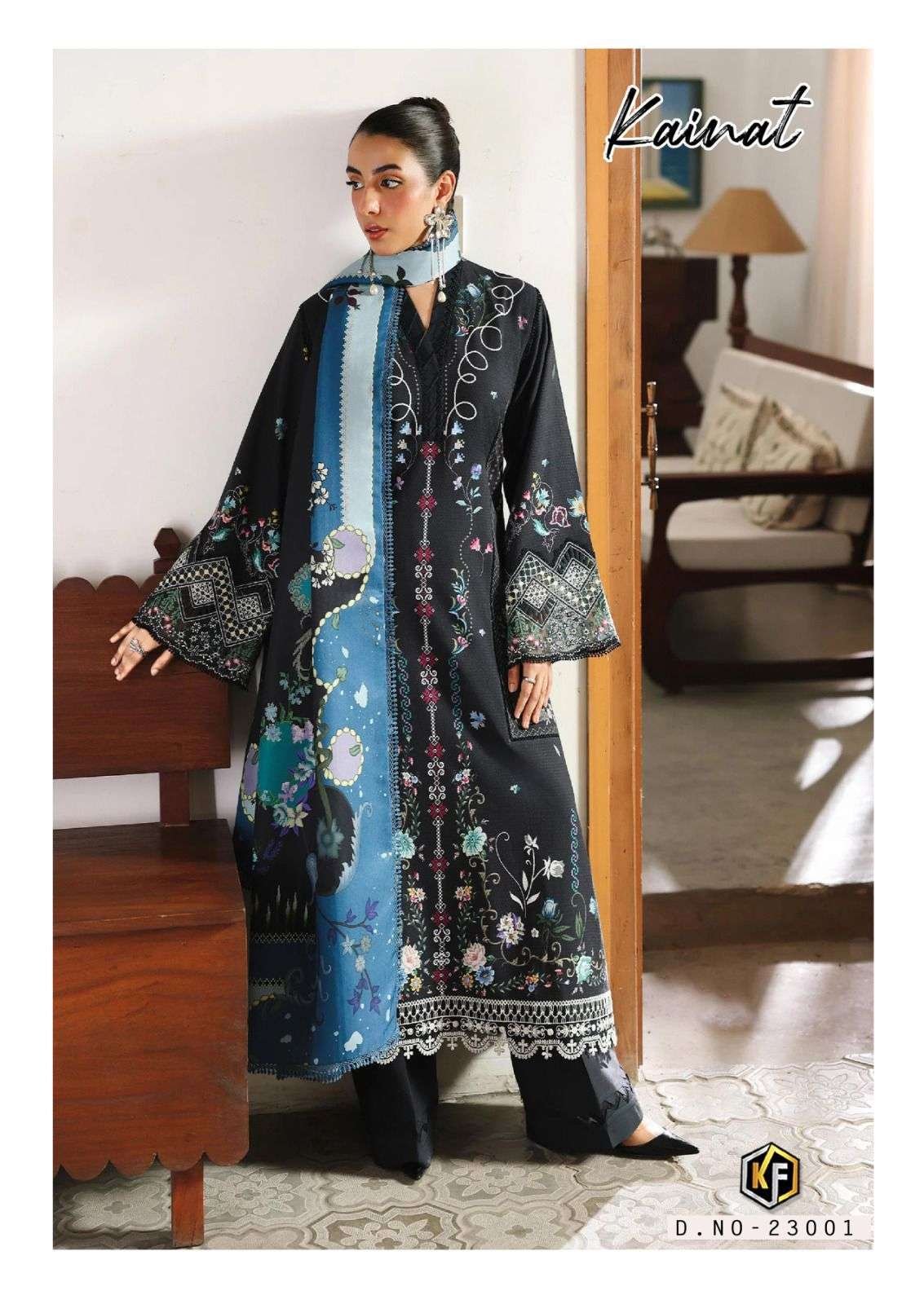 Keval Kainat Vol 23 Cotton Karachi Readymade Kurti Pant And Dupatta Collection Wholesale 5 Latest Keval Kainat Vol 23 Cotton Karachi Readymade Kurti Pant And Dupatta Collection Wholesale 2026