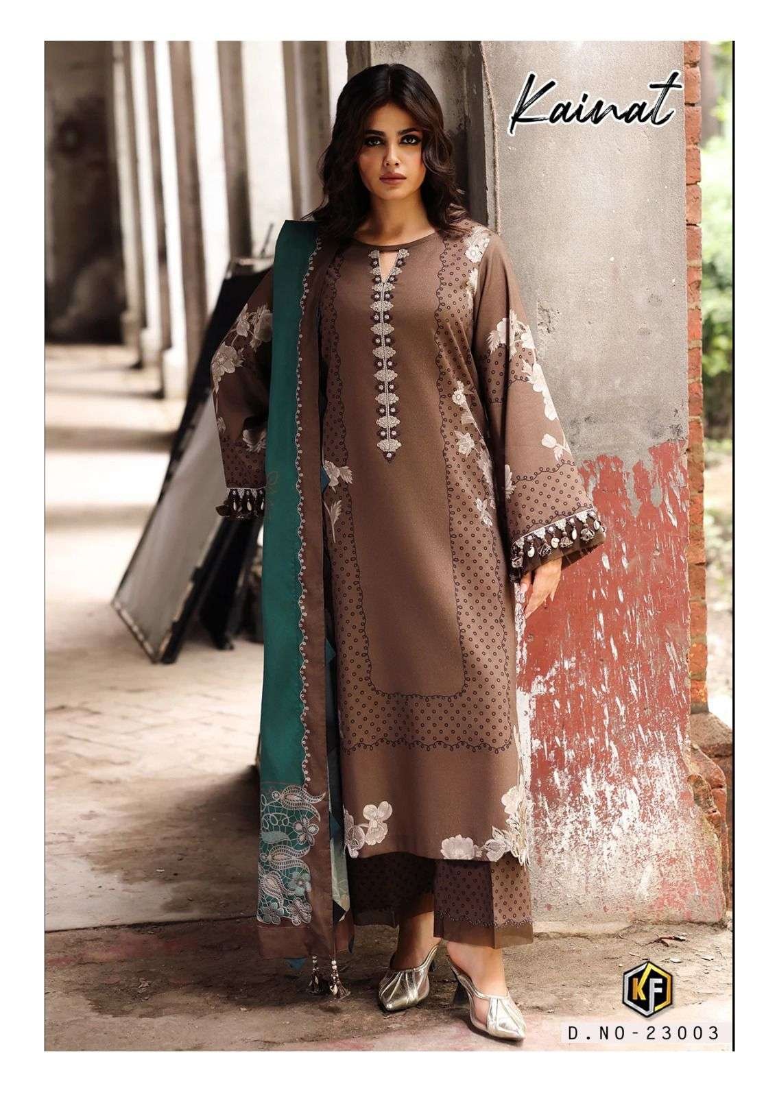 Keval Kainat Vol 23 Cotton Karachi Readymade Kurti Pant And Dupatta Collection Wholesale 7 Latest Keval Kainat Vol 23 Cotton Karachi Readymade Kurti Pant And Dupatta Collection Wholesale 2026