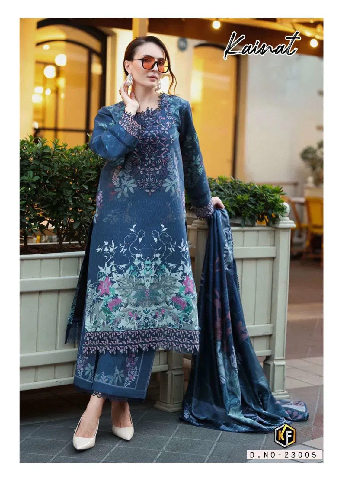 Keval Kainat Vol 23 Cotton Karachi Readymade Kurti Pant And Dupatta Collection Wholesale 8 Latest Keval Kainat Vol 23 Cotton Karachi Readymade Kurti Pant And Dupatta Collection Wholesale 2026