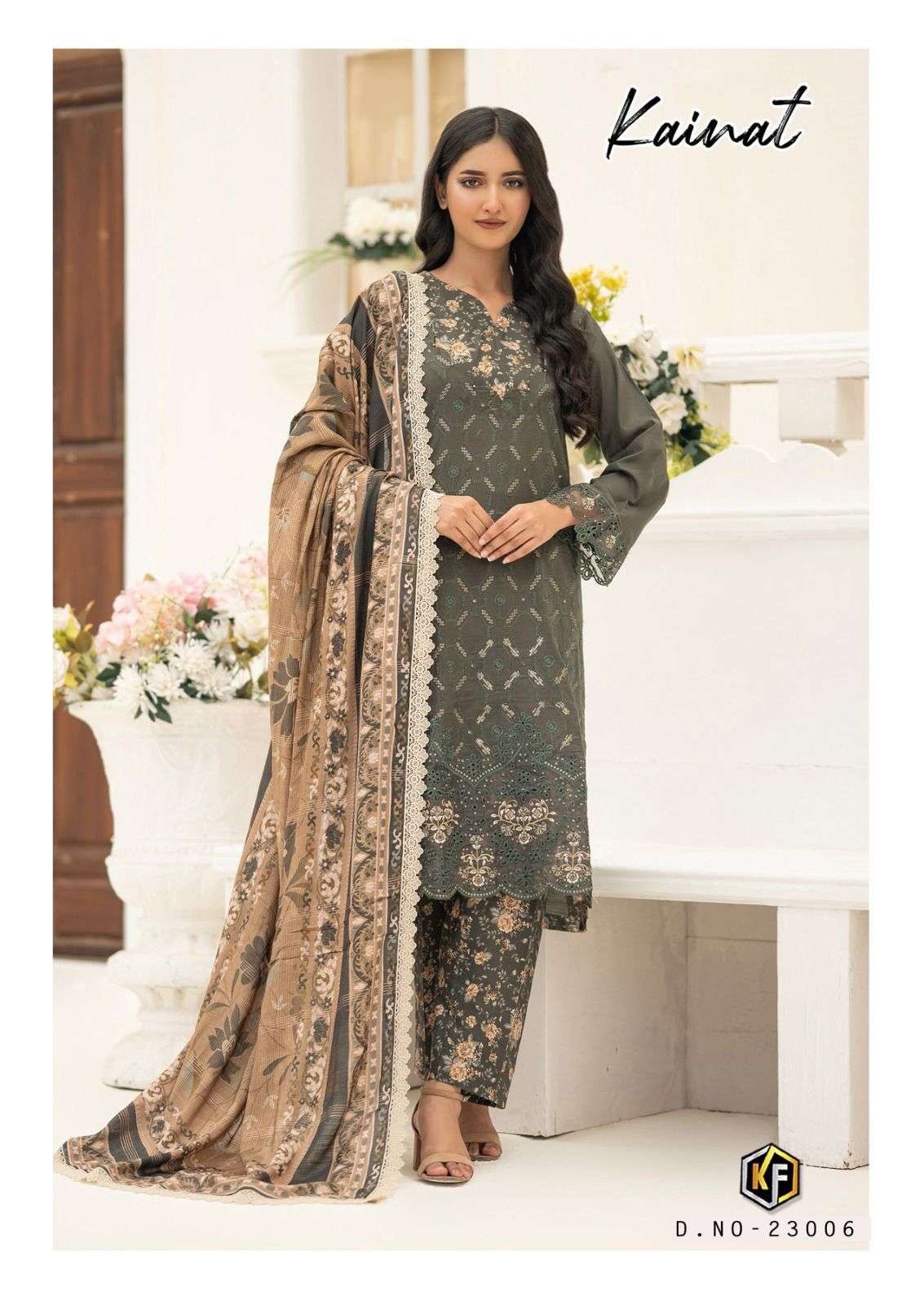 Keval Kainat Vol 23 Cotton Karachi Readymade Kurti Pant And Dupatta Collection Wholesale 9 Latest Keval Kainat Vol 23 Cotton Karachi Readymade Kurti Pant And Dupatta Collection Wholesale 2026