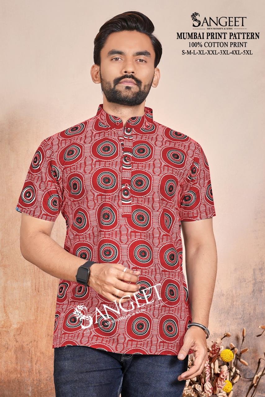 Sangeet Mumbai Print Pattern Vol 2 Cotton Casual Wear Shirt Collection Wholesale 5 Stylish Sangeet Mumbai Print Pattern Vol 2 Cotton Casual Wear Shirt Collection Wholesale 2026