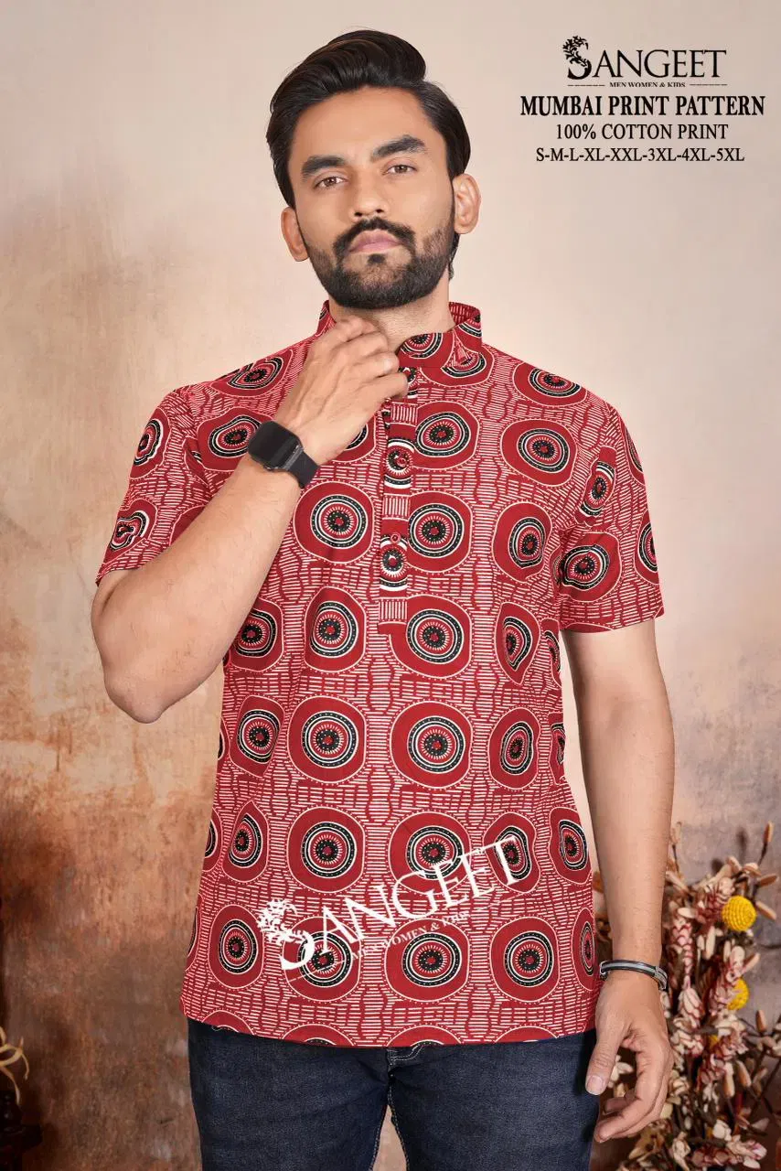 Sangeet Mumbai Print Pattern Vol 2 Cotton Casual Wear Shirt Collection Wholesale 7 Stylish Sangeet Mumbai Print Pattern Vol 2 Cotton Casual Wear Shirt Collection Wholesale 2026
