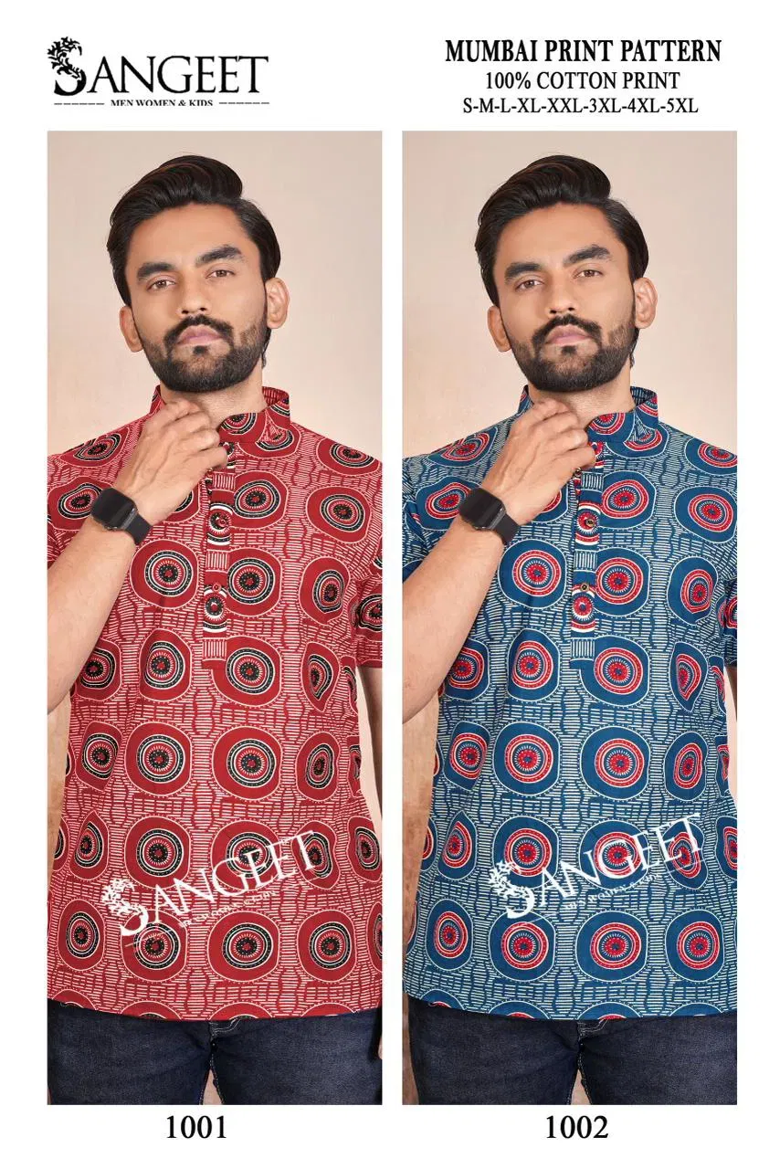 Sangeet Mumbai Print Pattern Vol 2 Cotton Casual Wear Shirt Collection Wholesale 8 Stylish Sangeet Mumbai Print Pattern Vol 2 Cotton Casual Wear Shirt Collection Wholesale 2026