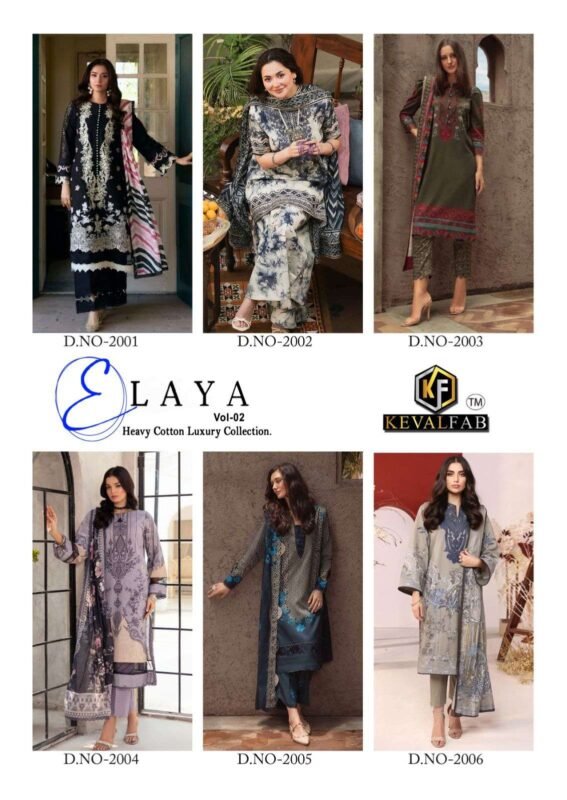 Buy Keval Elaya Vol 2 Cottom Pakistani Karachi Kurti Pant With Dupatta Collection Wholesale 2026