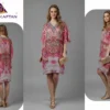 Jisha Kaftan Silk Poncho Vol 6 Feather Silk Digital Printed Kaftans Collection Wholesale