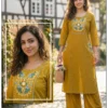 Naisha K 647 Dhabu Cotton With Work Kurti and Pant Collection Wholesale