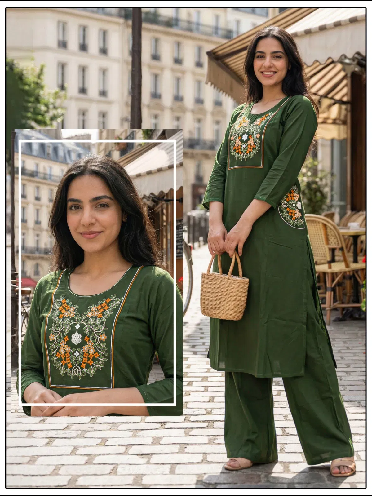 Naisha K 647 Dhabu Cotton With Work Kurti and Pant Collection Wholesale 5 Buy Naisha K 647 Dhabu Cotton With Work Kurti and Pant Collection Wholesale 2026