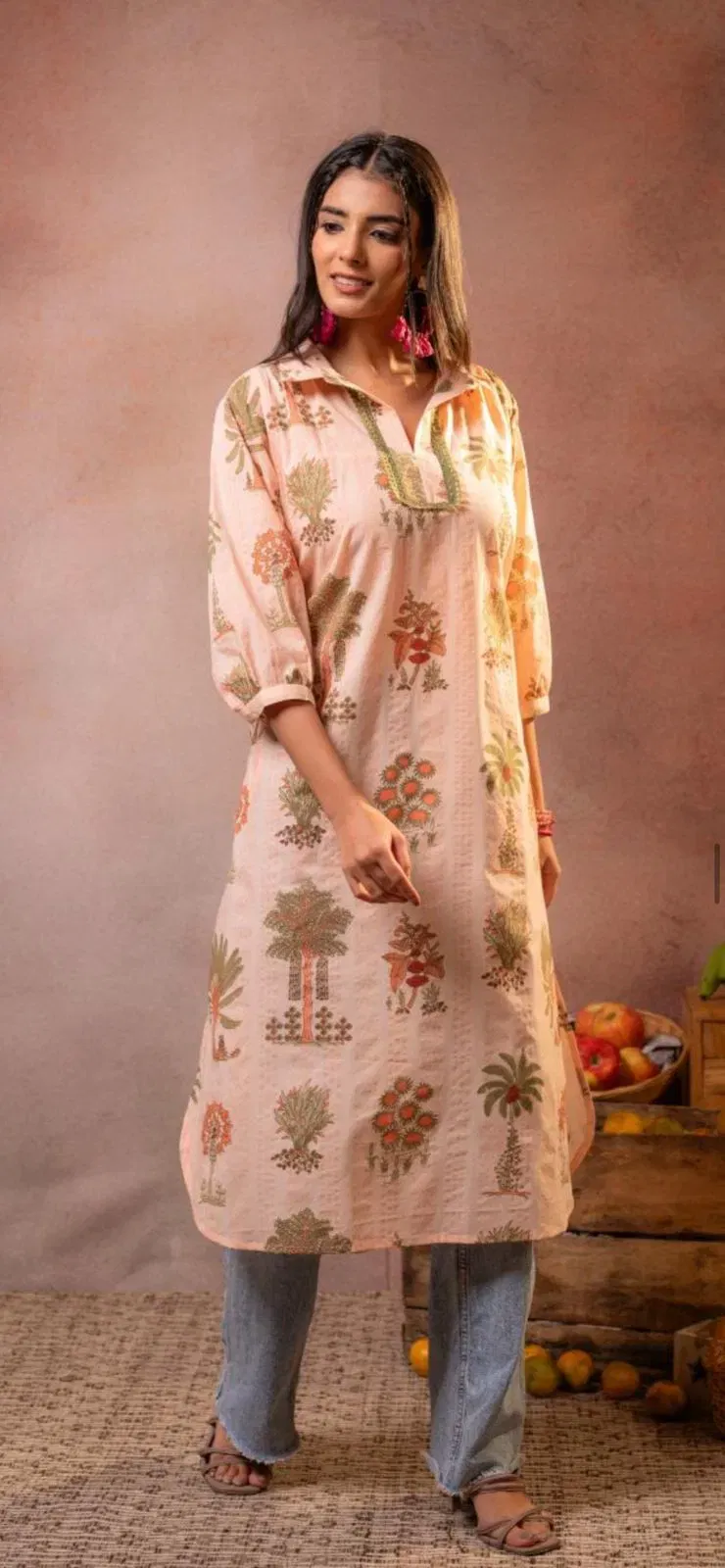 Naisha K 648 Cotton With Work Casual Wear Kurti Collection Wholesale 6 Stylish Naisha K 648 Cotton With Work Casual Wear Kurti Collection Wholesale 2026