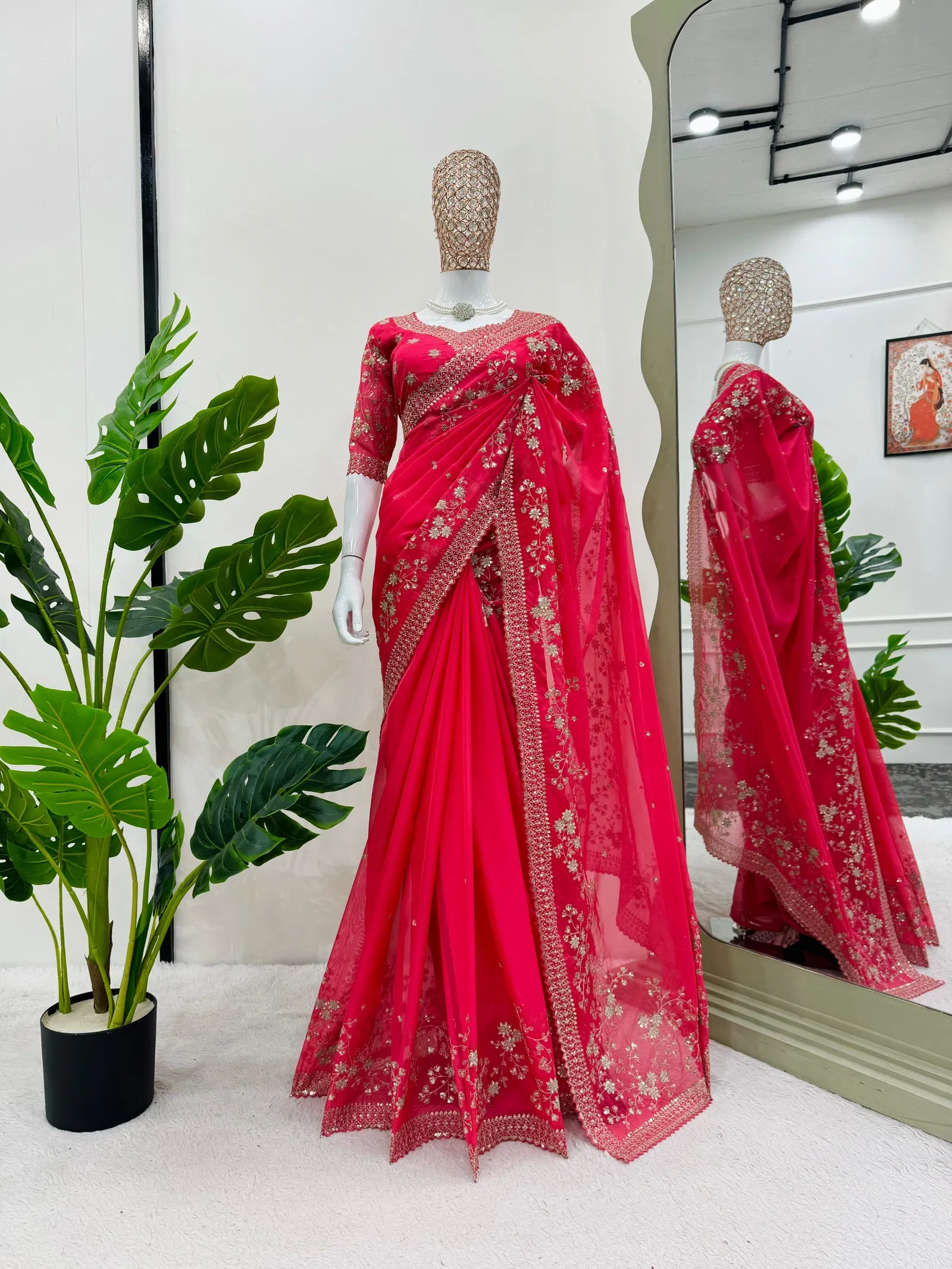 Glory KD 516 Tibby Silk Saree Collection Wholesale