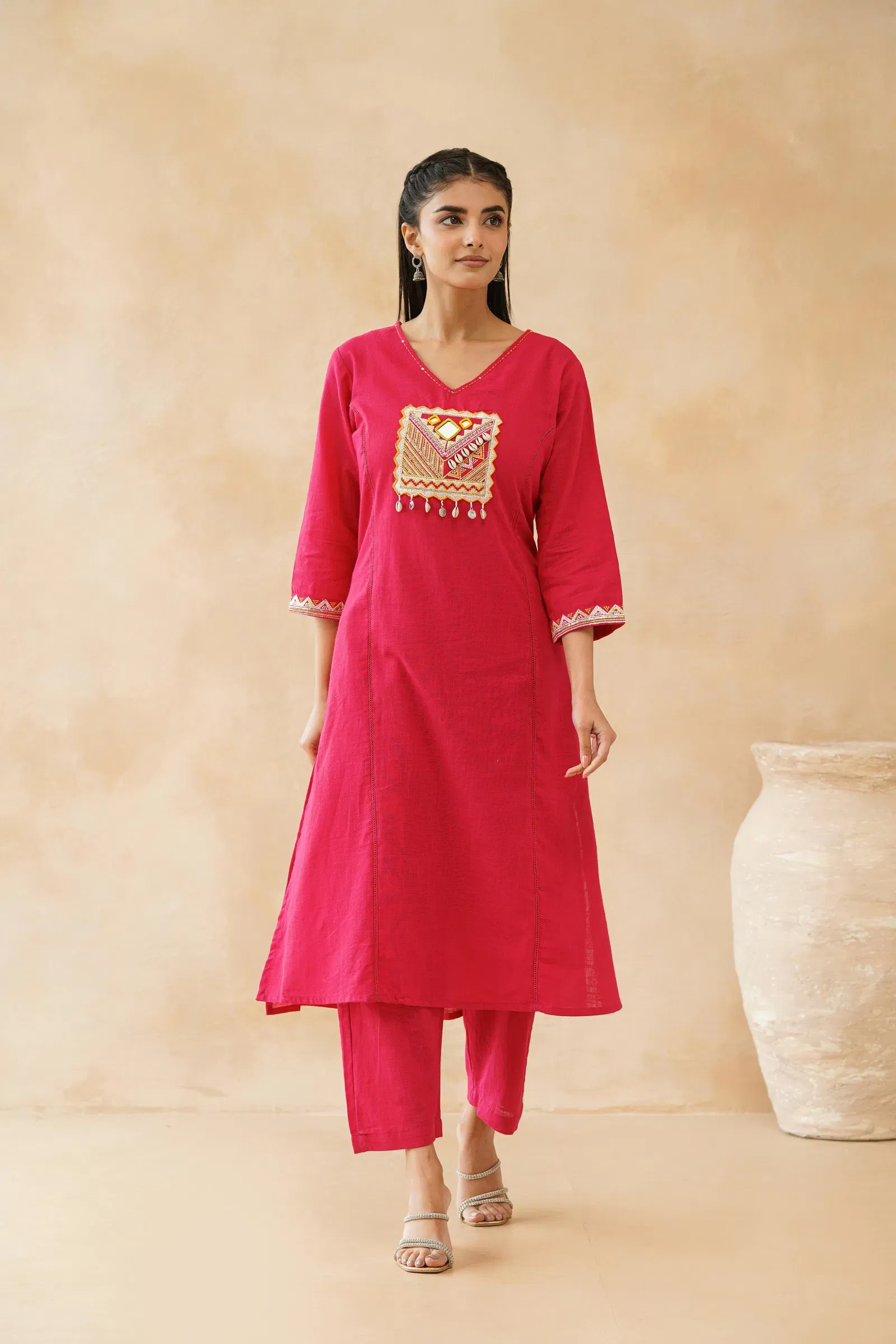 Naisha K 653 Cotton With Work Stylish Wear Top And Bottom Collection Wholesale 5 Launching Naisha K 653 Cotton With Work Stylish Wear Top And Bottom Collection Wholesale 2026