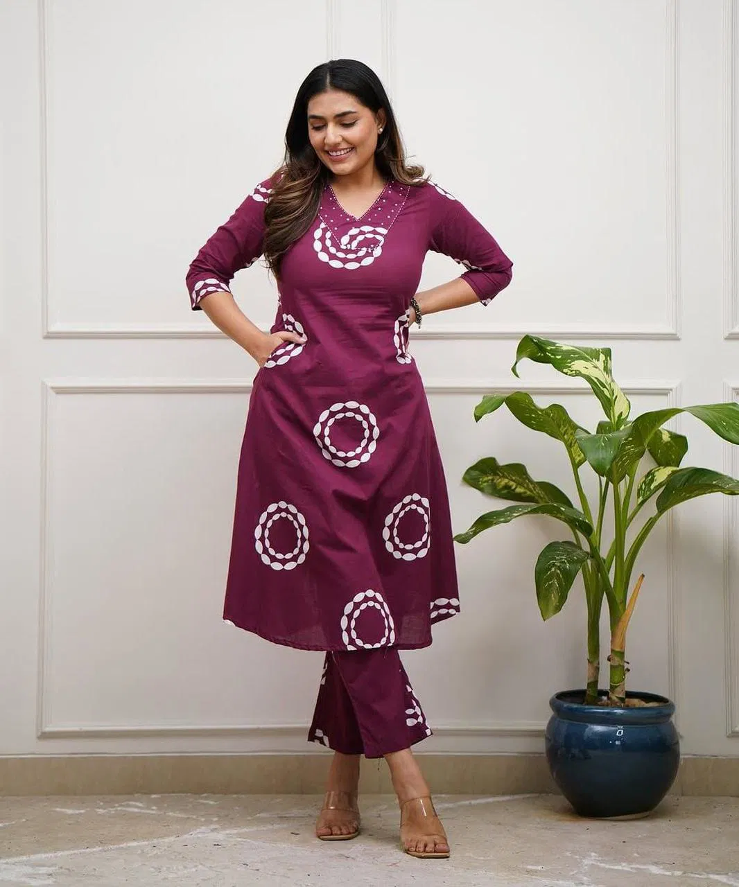 NCO 6 Cotton Printed Kurti With Bottom Wholesale