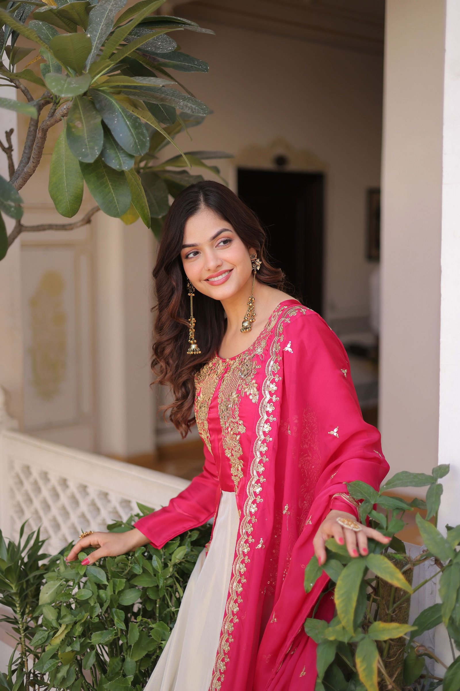 Lekha KA 1231 Glass Roman Sequins Embroidery Gown With Dupatta Wholesale 10 Latest Lekha KA 1231 Glass Roman Sequins Embroidery Gown With Dupatta Wholesale 2026