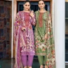 Riaz Arts Farah Cambric Cotton With Embroidered Work Dress Material Wholesale