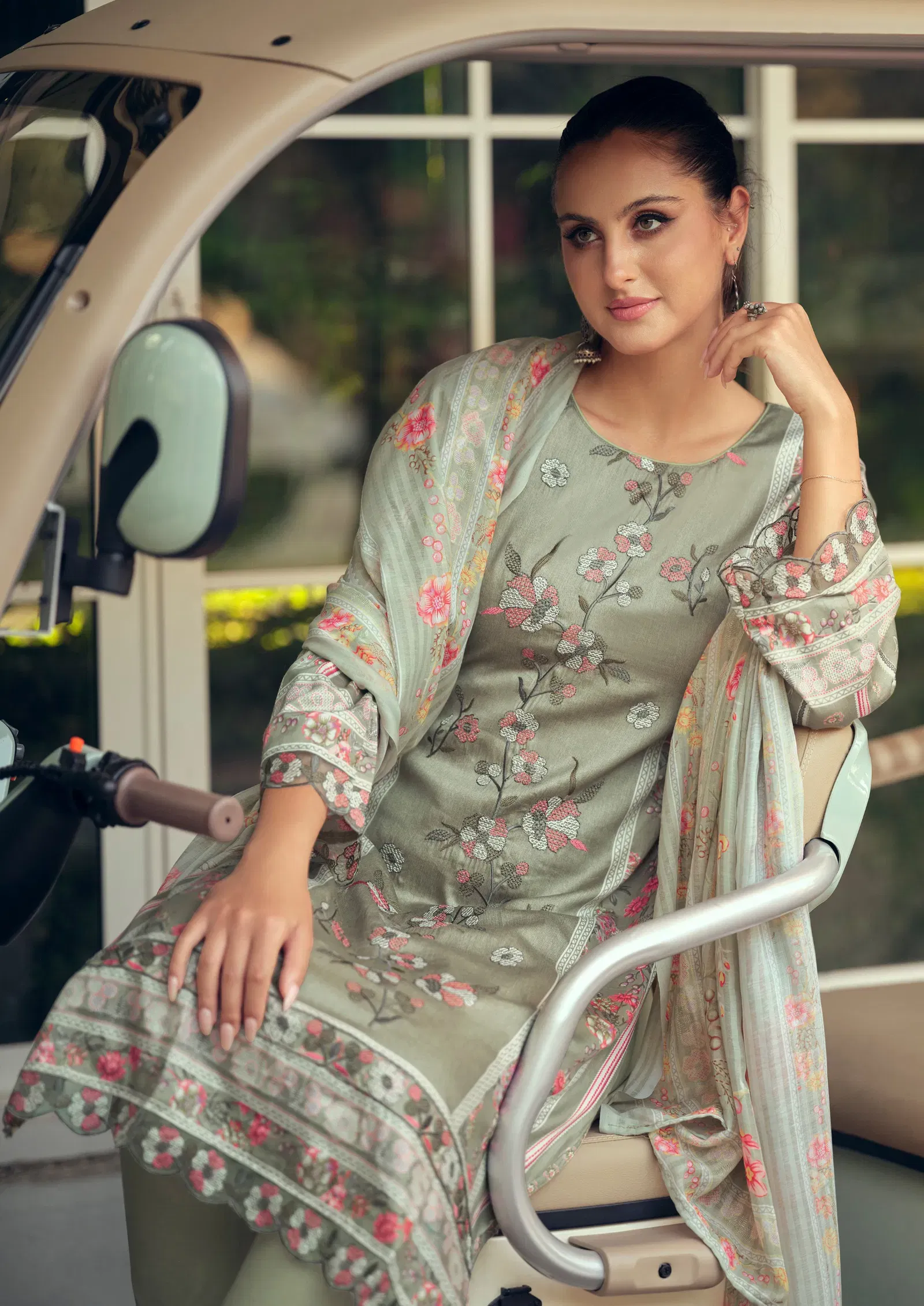 Hermitage Mazda Jam Satin With Threadwork Embroidery Dress Material Wholesale 5 Latest Hermitage Mazda Jam Satin With Threadwork Embroidery Dress Material Wholesale 2026