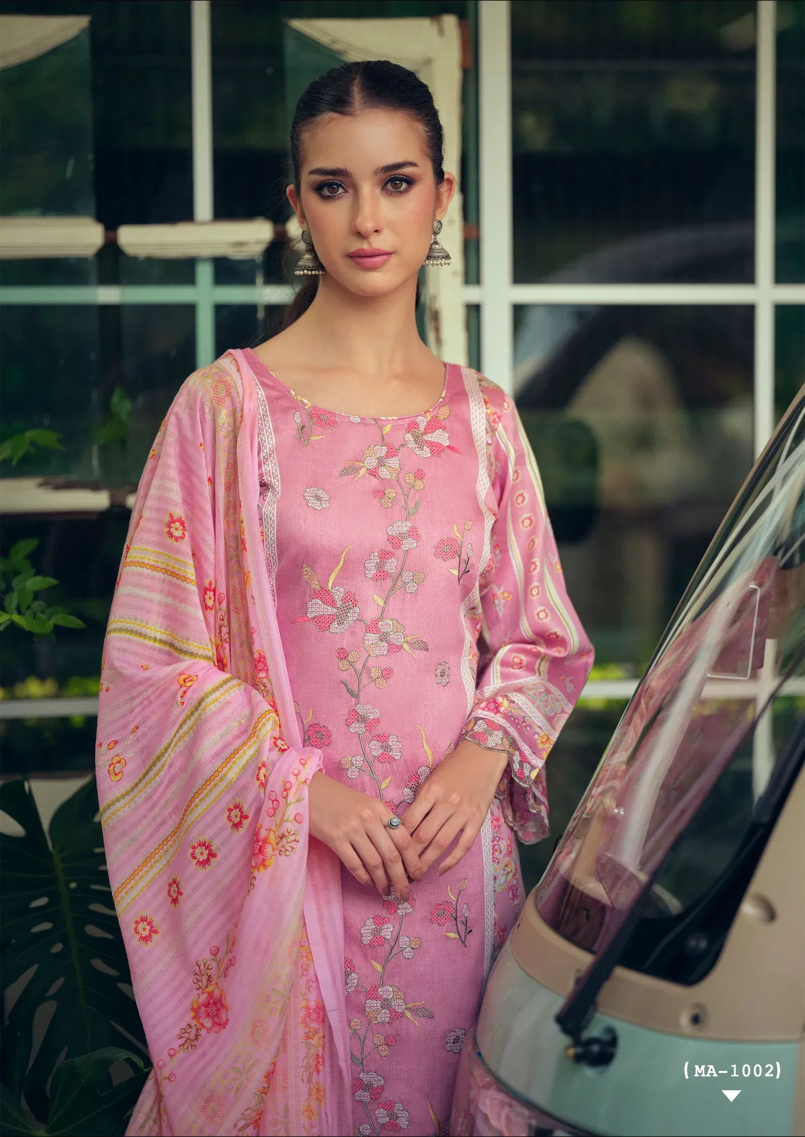 Hermitage Mazda Jam Satin With Threadwork Embroidery Dress Material Wholesale 8 Latest Hermitage Mazda Jam Satin With Threadwork Embroidery Dress Material Wholesale 2026