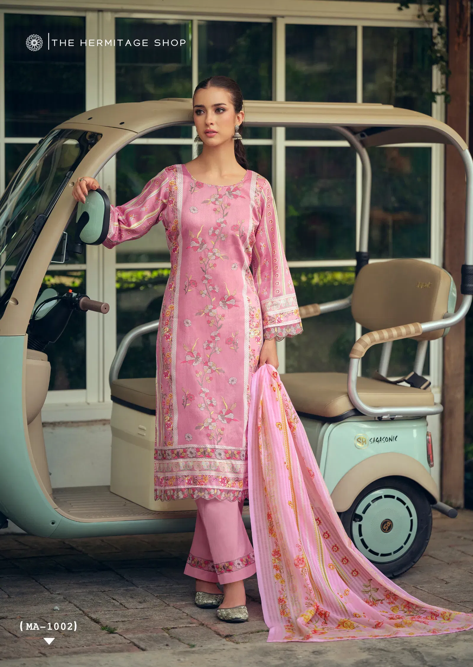 Hermitage Mazda Jam Satin With Threadwork Embroidery Dress Material Wholesale 10 Latest Hermitage Mazda Jam Satin With Threadwork Embroidery Dress Material Wholesale 2026