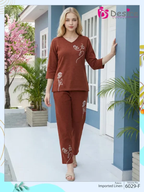 Stylish Desire Premium Series 2 Imported Linen Top With Bottom Collection Wholesale 2026