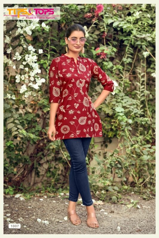 Stylish Tips And Tops Cotton Shorties Vol 9 Cotton Print Short Top Collection Wholesale 2026