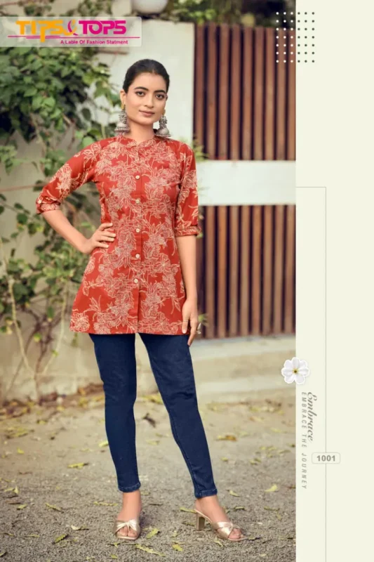 Stylish Tips And Tops Cotton Shorties Vol 9 Cotton Print Short Top Collection Wholesale 2026