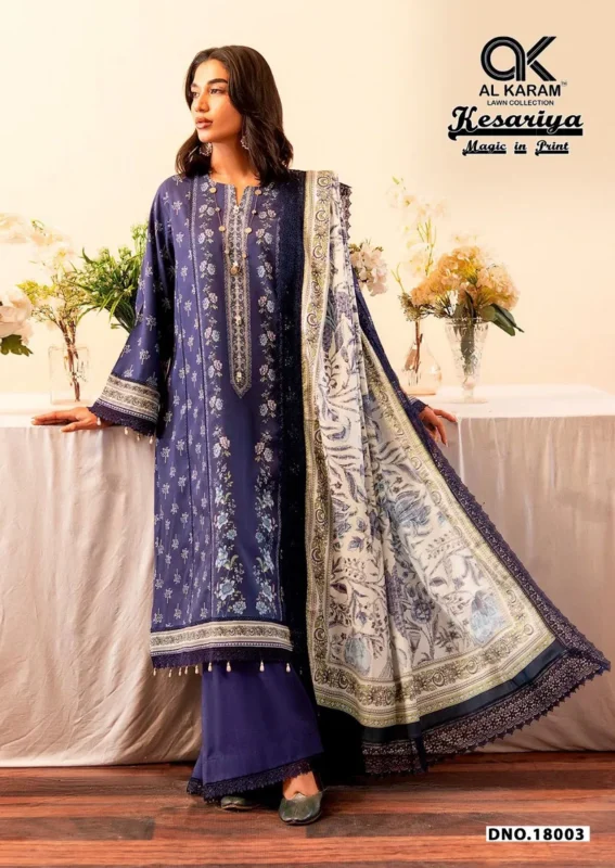 Launching Al Karam Kesariya Vol 18 Readymade Cambric Cotton Kurti Set Collection Wholesale 2026