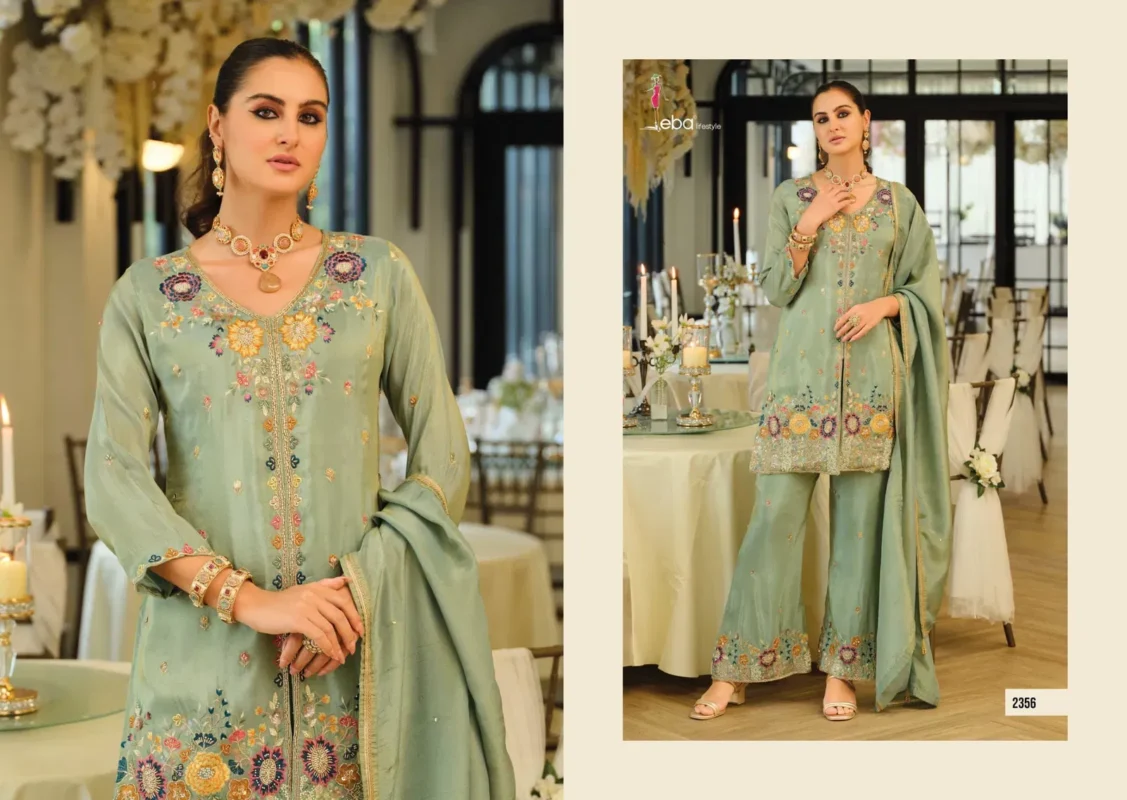 Buy Eba Sanvi 2355 Simar With Beats Work Designer Top Bottom And Dupatta Wholesale 2026