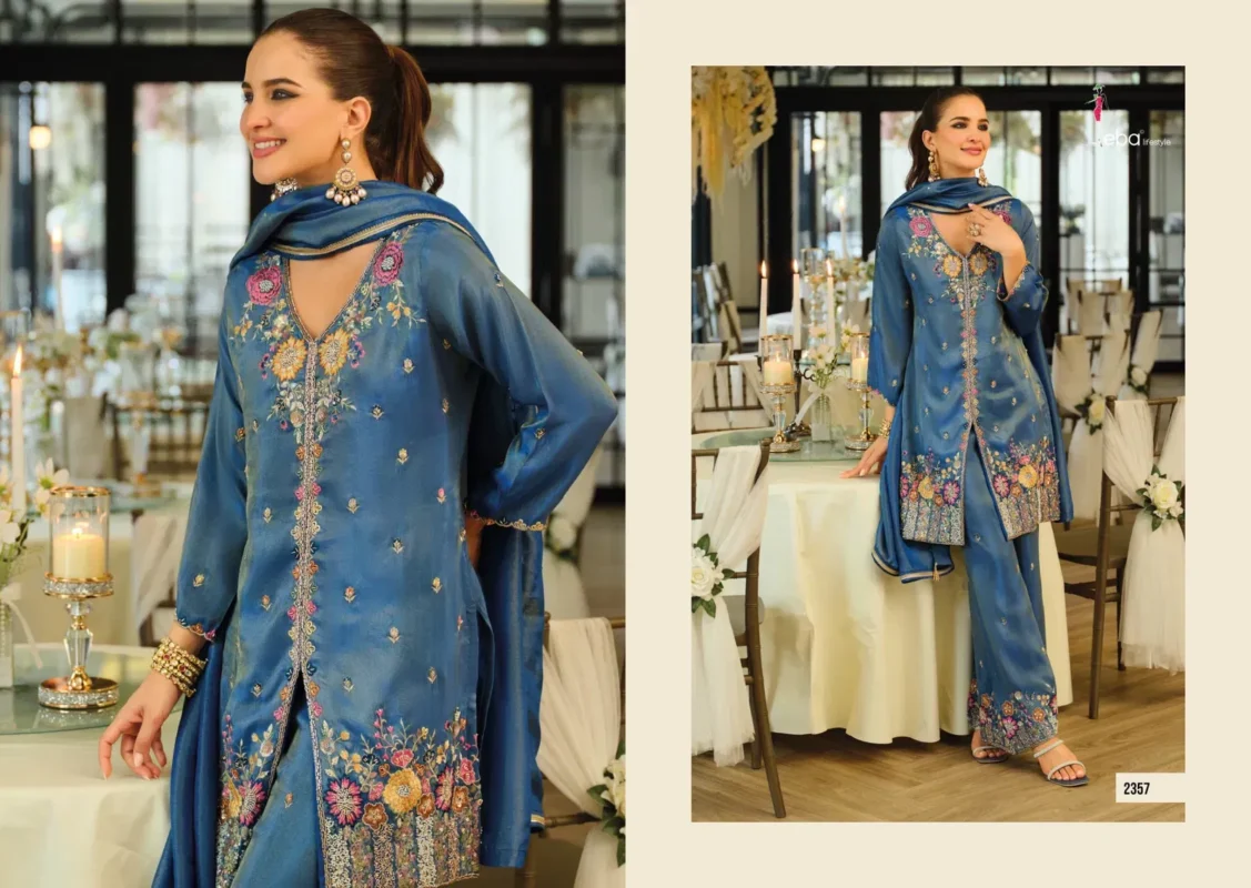 Buy Eba Sanvi 2355 Simar With Beats Work Designer Top Bottom And Dupatta Wholesale 2026