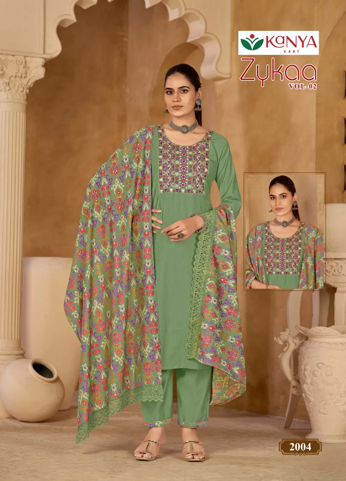 Kanya Zaveri Vol 2 Gadwal Embroidery Kurti Set Collection Wholesale 13 Stylish Kanya Zaveri Vol 2 Gadwal Embroidery Kurti Set Collection Wholesale 2026