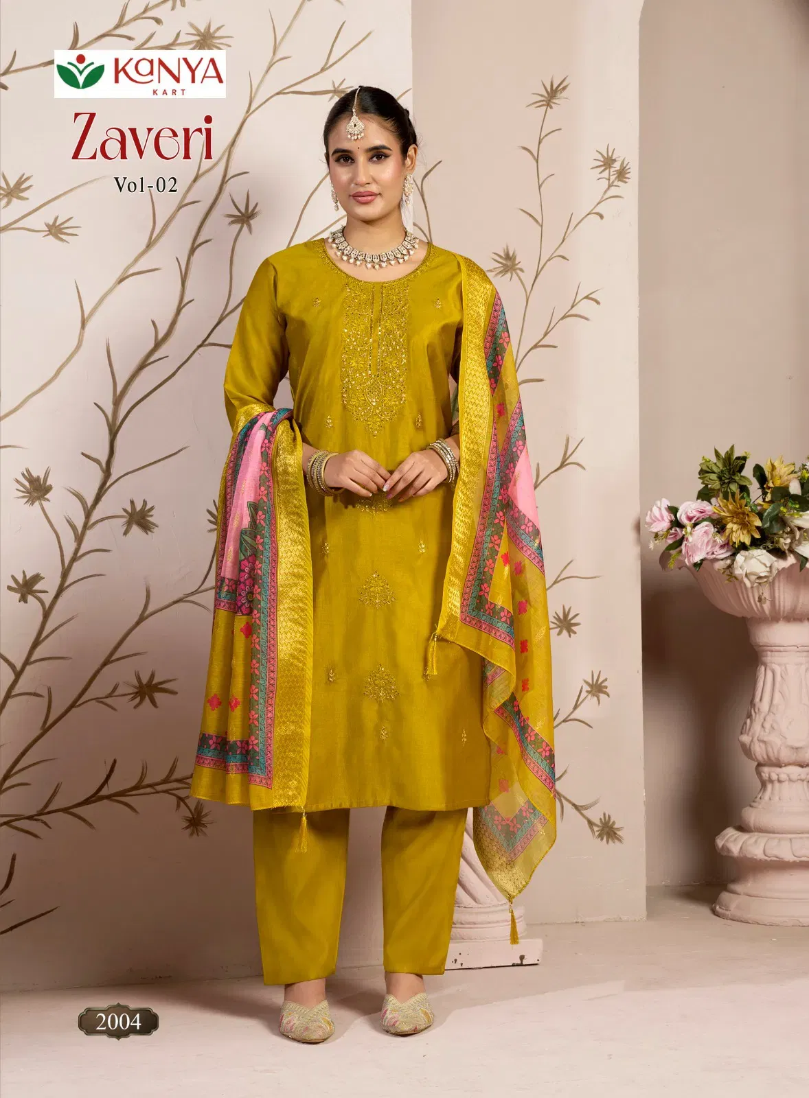 Kanya Zaveri Vol 2 Gadwal Embroidery Kurti Set Collection Wholesale 12 Stylish Kanya Zaveri Vol 2 Gadwal Embroidery Kurti Set Collection Wholesale 2026
