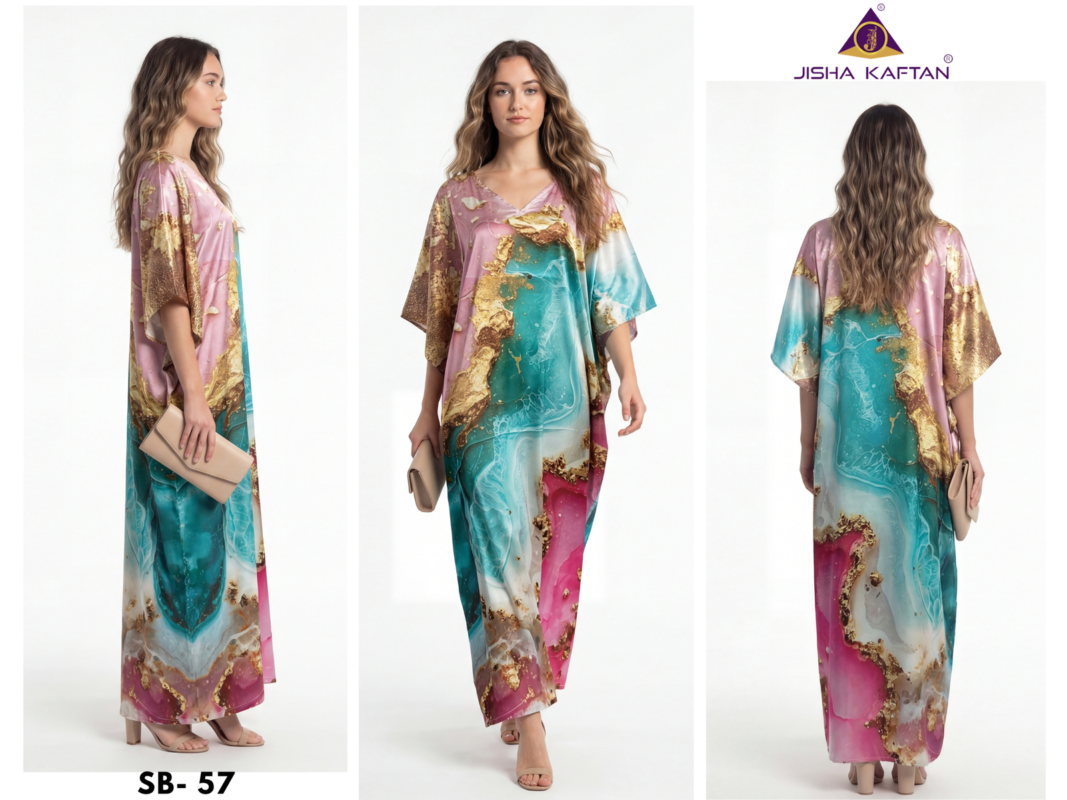 Stylish Jisha Kaftan Satin Breeze Vol 8 Digital Printed Japan Satin Kaftan Collection Wholesale 2026 2 Stylish Jisha Kaftan Satin Breeze Vol 8 Digital Printed Japan Satin Kaftan Collection Wholesale 2026