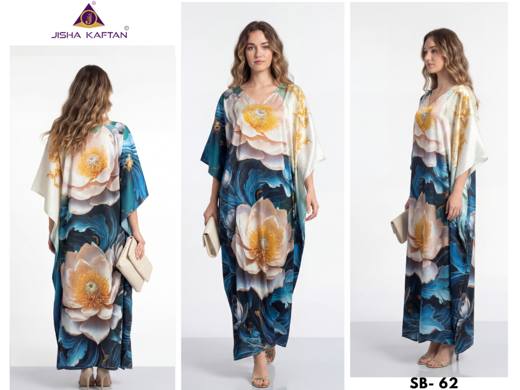 Stylish Jisha Kaftan Satin Breeze Vol 8 Digital Printed Japan Satin Kaftan Collection Wholesale 2026 7 Stylish Jisha Kaftan Satin Breeze Vol 8 Digital Printed Japan Satin Kaftan Collection Wholesale 2026