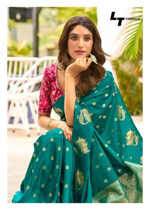 Beautiful Lt Kontina Satin Silk With Embroidery Work Fancy Saree Collection Wholesale 2026