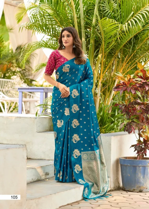 Beautiful Lt Kontina Satin Silk With Embroidery Work Fancy Saree Collection Wholesale 2026