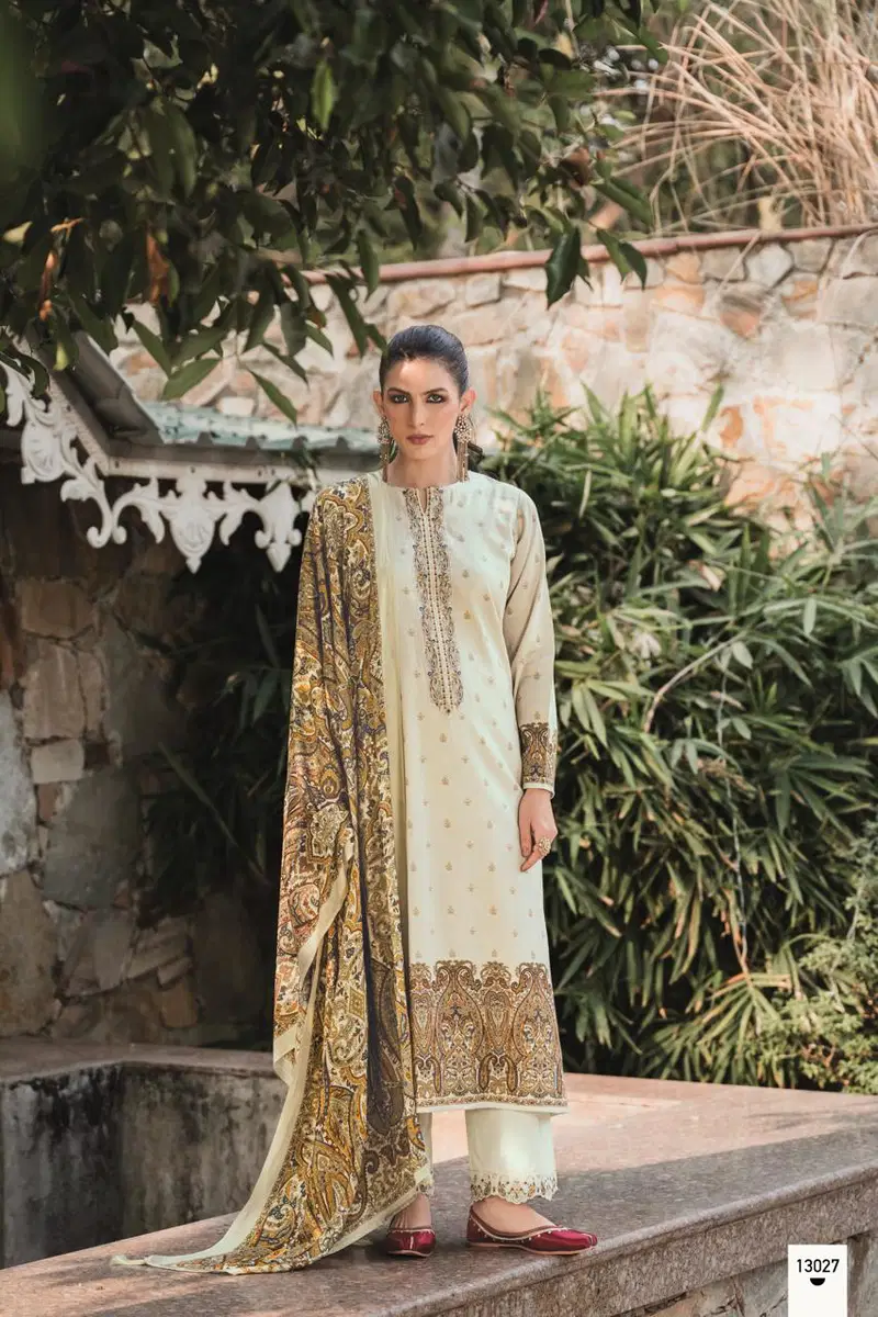 Prm Khwaish Jam Silk Digital Print With Handwork Salwar Kameez Wholesale 11 Prm Khwaish Jam Silk Digital Print With Handwork Salwar Kameez Wholesale