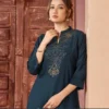Mystic 9 Ruhani Vol 1 Premium Dyed Berlin With Collar Top With Bottom Collection Wholesale
