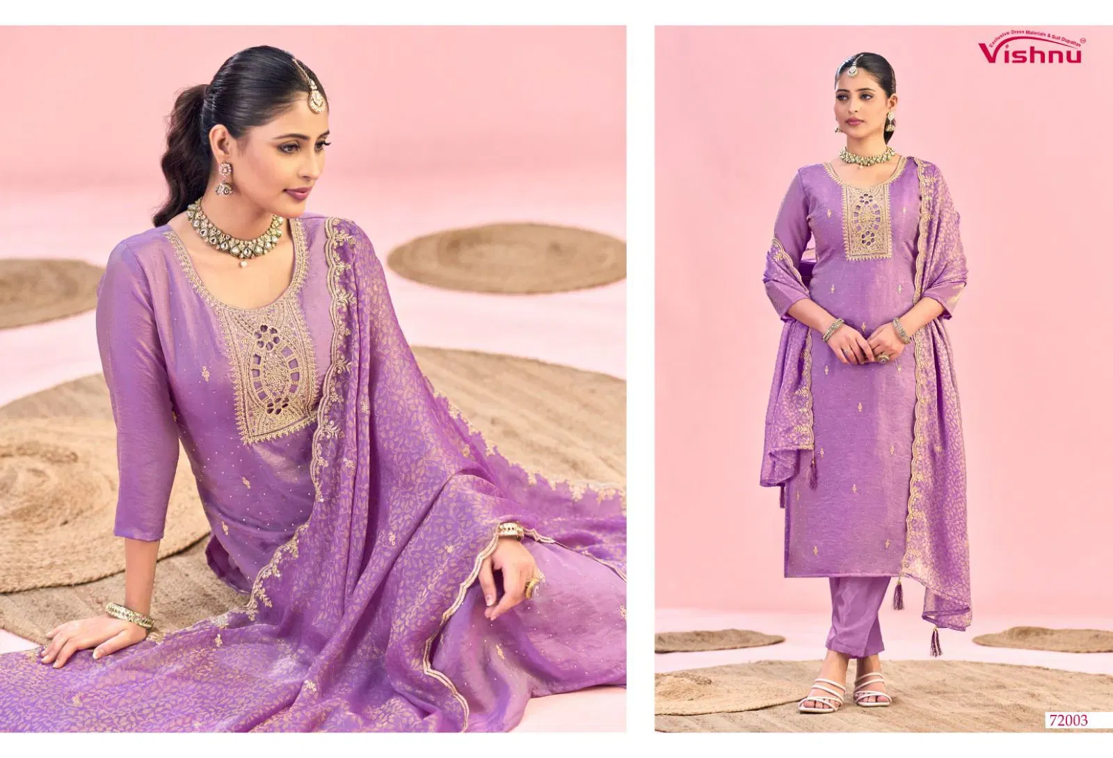 Vishnu Haniya Nc Moss With Zarkan Work Dress Material Collection Wholesale 8 Vishnu Haniya Nc Moss With Zarkan Work Dress Material Collection Wholesale