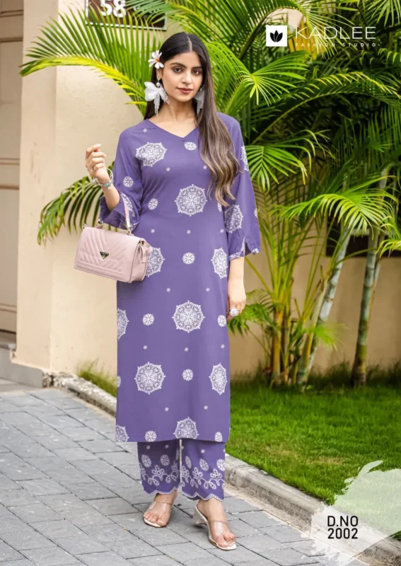 Stylish Kadlee Majestica Rayon Print Casual Wear Kurti And Pant Collection Wholesale 2026