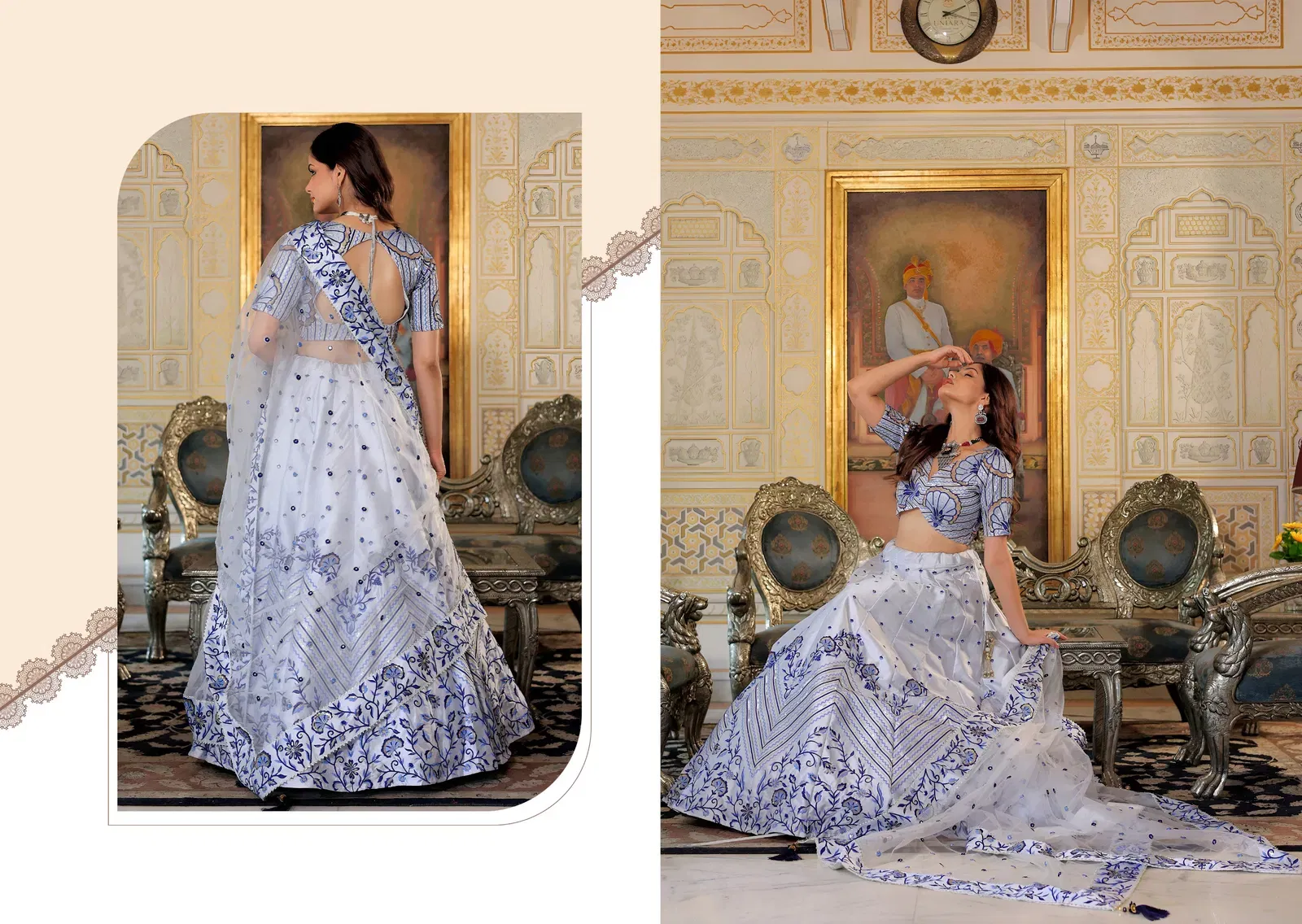 Zeel Vol 30 Georgette With Embroidery Work Lehenga Choli Collection Wholesale 6 Zeel Vol 30 Georgette With Embroidery Work Lehenga Choli Collection Wholesale