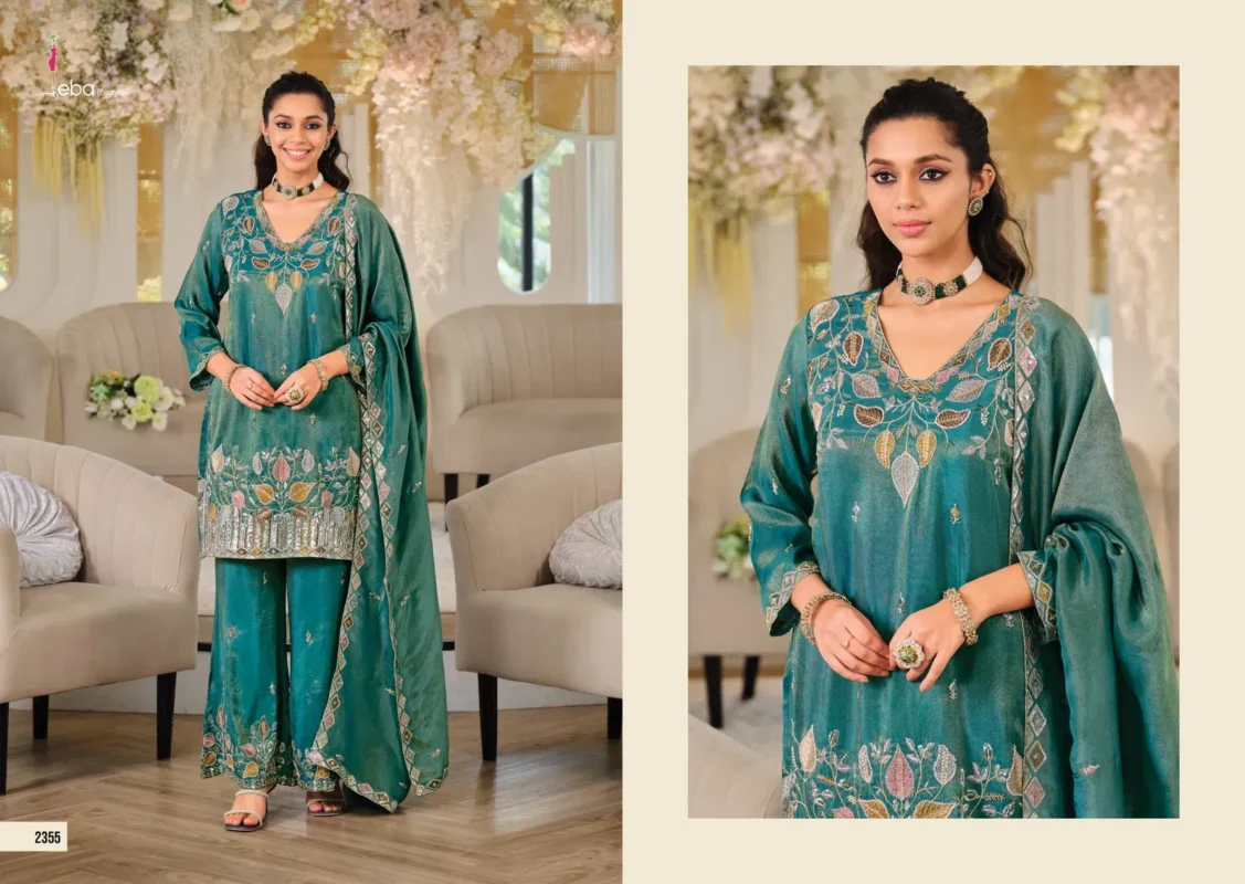 Launching Eba Zeenat Simar With Beats Work Designer Top Bottom And Dupatta Wholesale 2026
