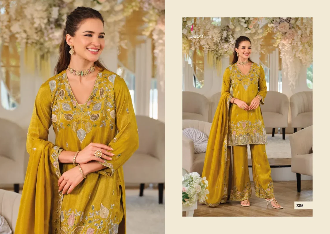 Launching Eba Zeenat Simar With Beats Work Designer Top Bottom And Dupatta Wholesale 2026