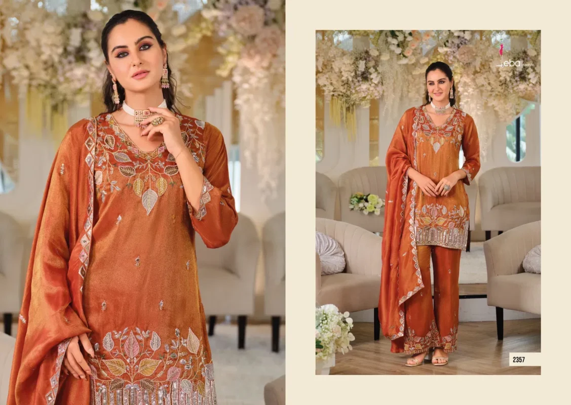 Launching Eba Zeenat Simar With Beats Work Designer Top Bottom And Dupatta Wholesale 2026