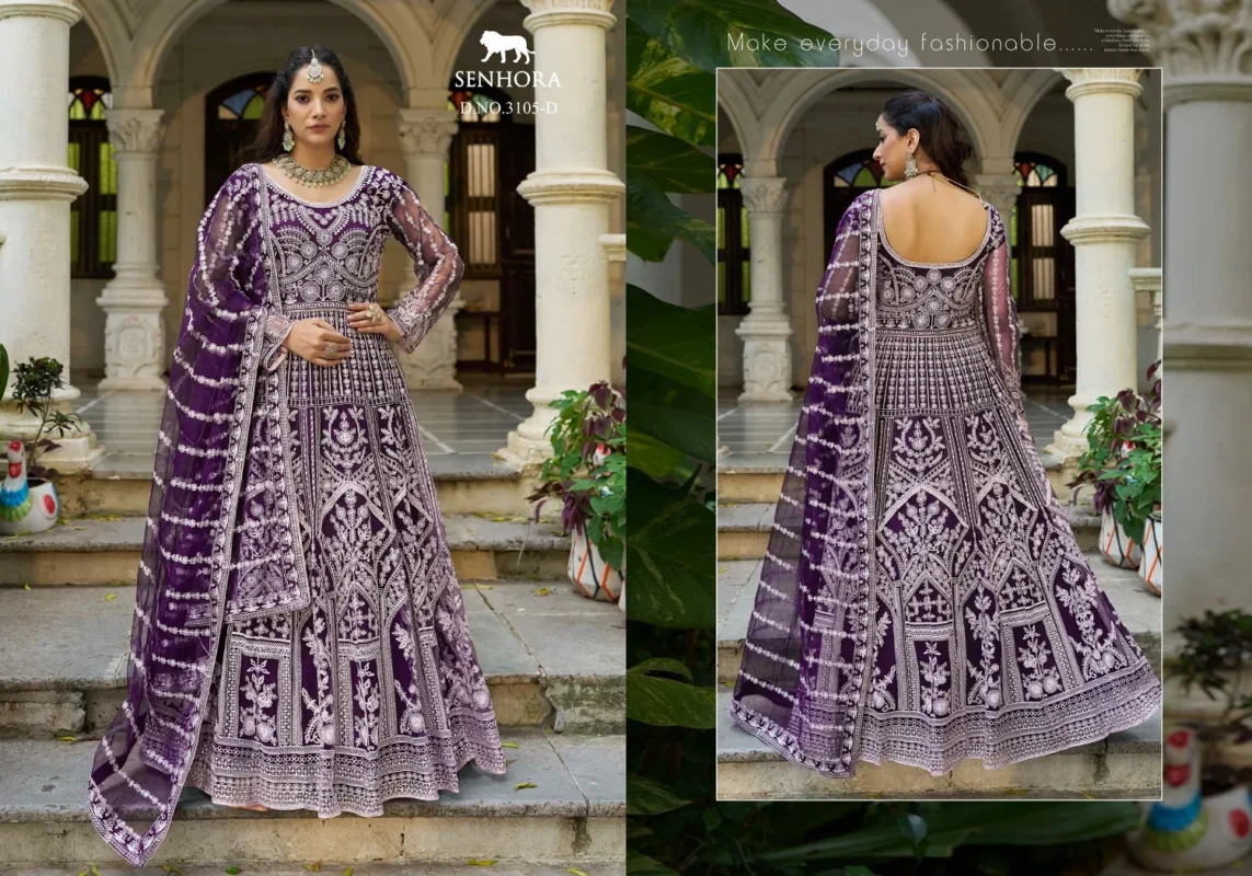 Buy Senhora Mehfil 03 Pure Butterfly Net Designer Gown With Dupatta Collection Wholesale 2026 5 Buy Senhora Mehfil 03 Pure Butterfly Net Designer Gown With Dupatta Collection Wholesale 2026