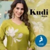 Kaya Kudi Roman Glass Casual Wear Kurti Pant And Dupatta Collection Wholesale