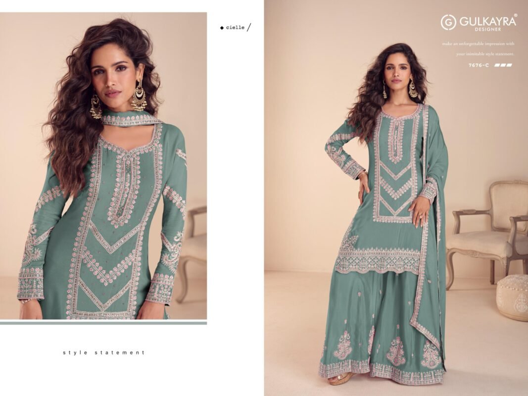 Buy Gulkayra Saachi Real Chinon Embroidery Salwar Kameez Wholesale 2026