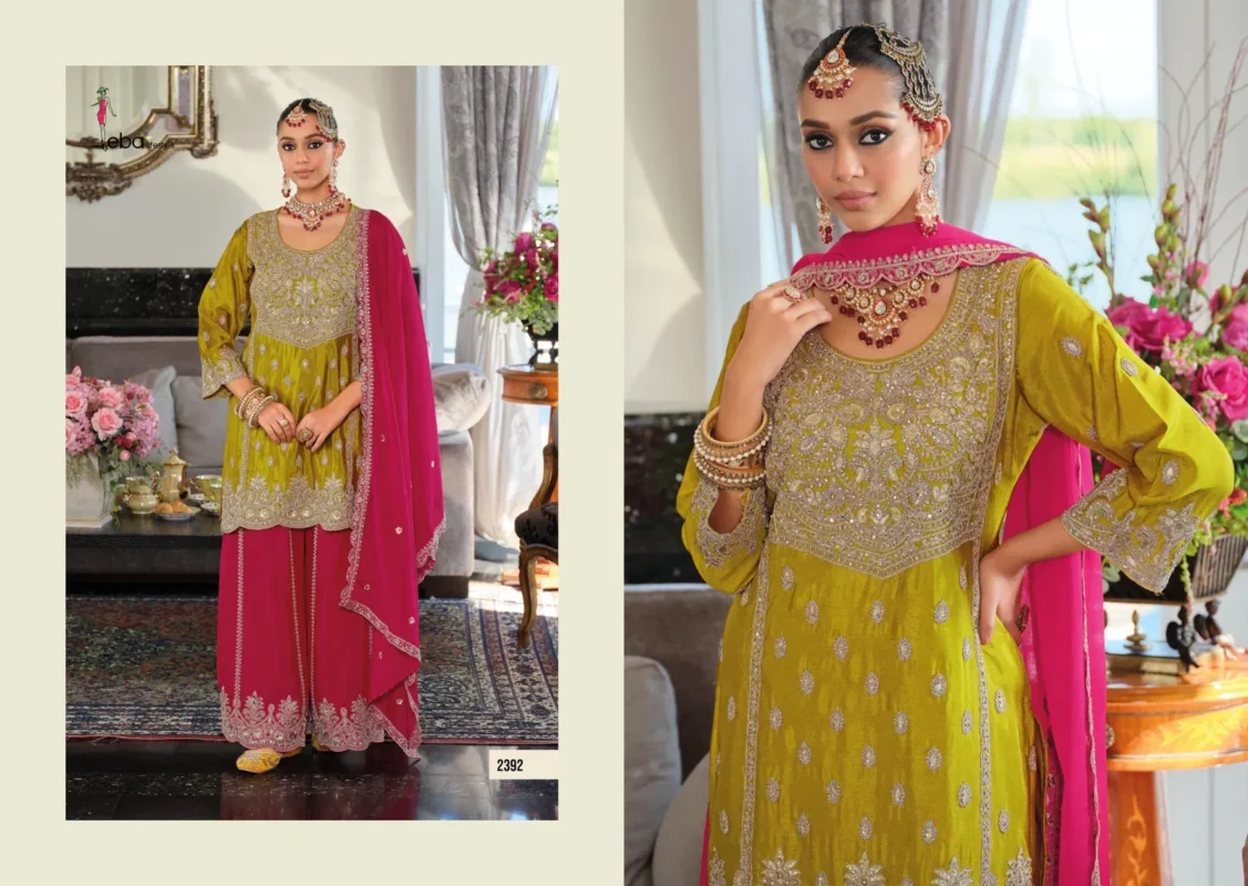 Beautiful Eba Kanak Vol 2 Chinon With Embroidery Work Designer Salwar Kameez Wholesale 2026