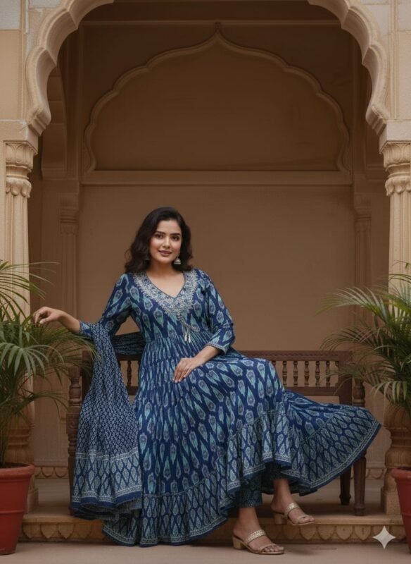 Latest Dnp Zini Flower Print Cotton kurta With bottom And Dupatta Collection Wholesale 2026