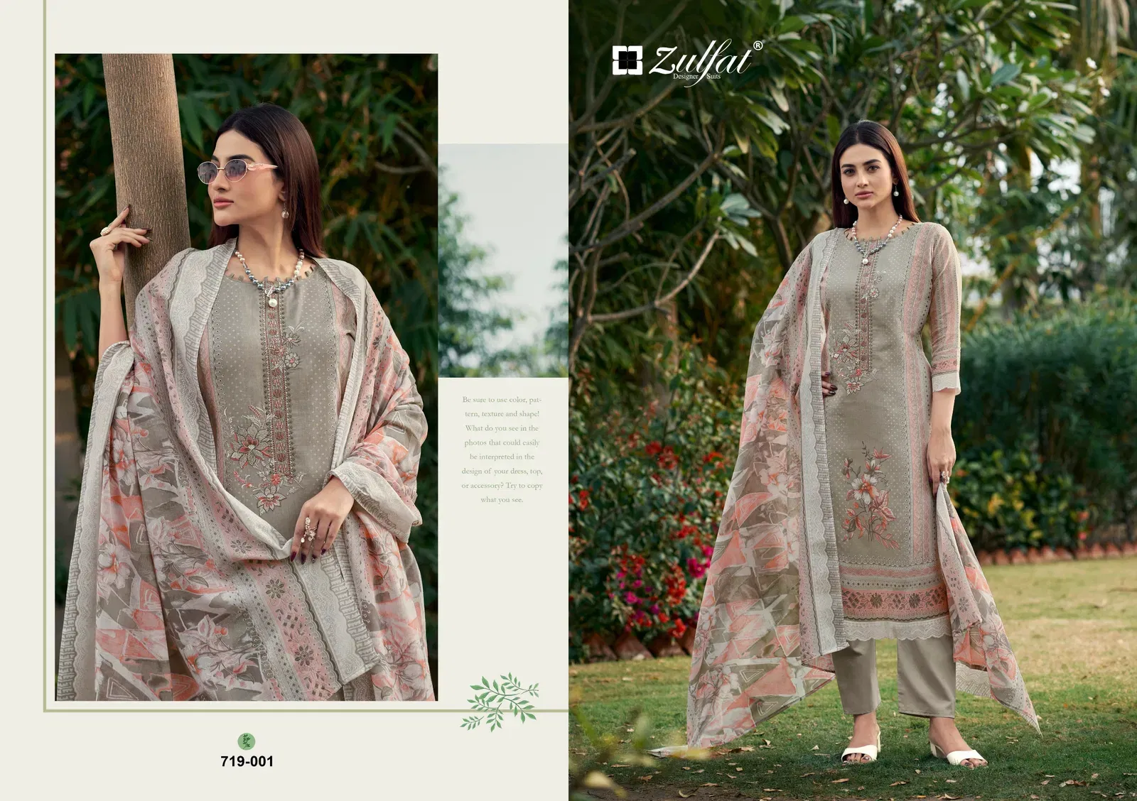 Zulfat Firdaus Vol 2 Cotton Embroidery Dress Material Collection Wholesale 7 Beautiful Zulfat Firdaus Vol 2 Cotton Embroidery Dress Material Collection Wholesale 2026